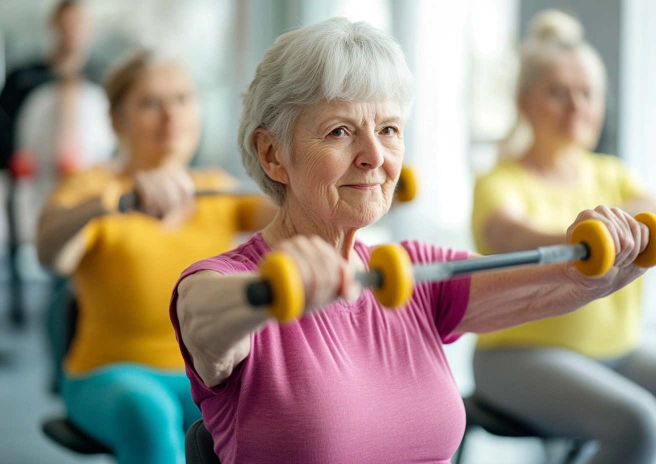 М'який фітнес для літніх людей